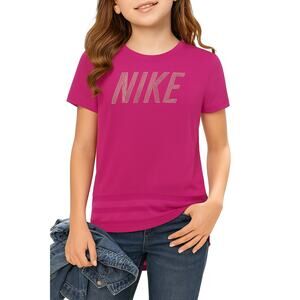 🩷 Nike Girls’ Dri-Fit Athletic Tee (Size Medium)